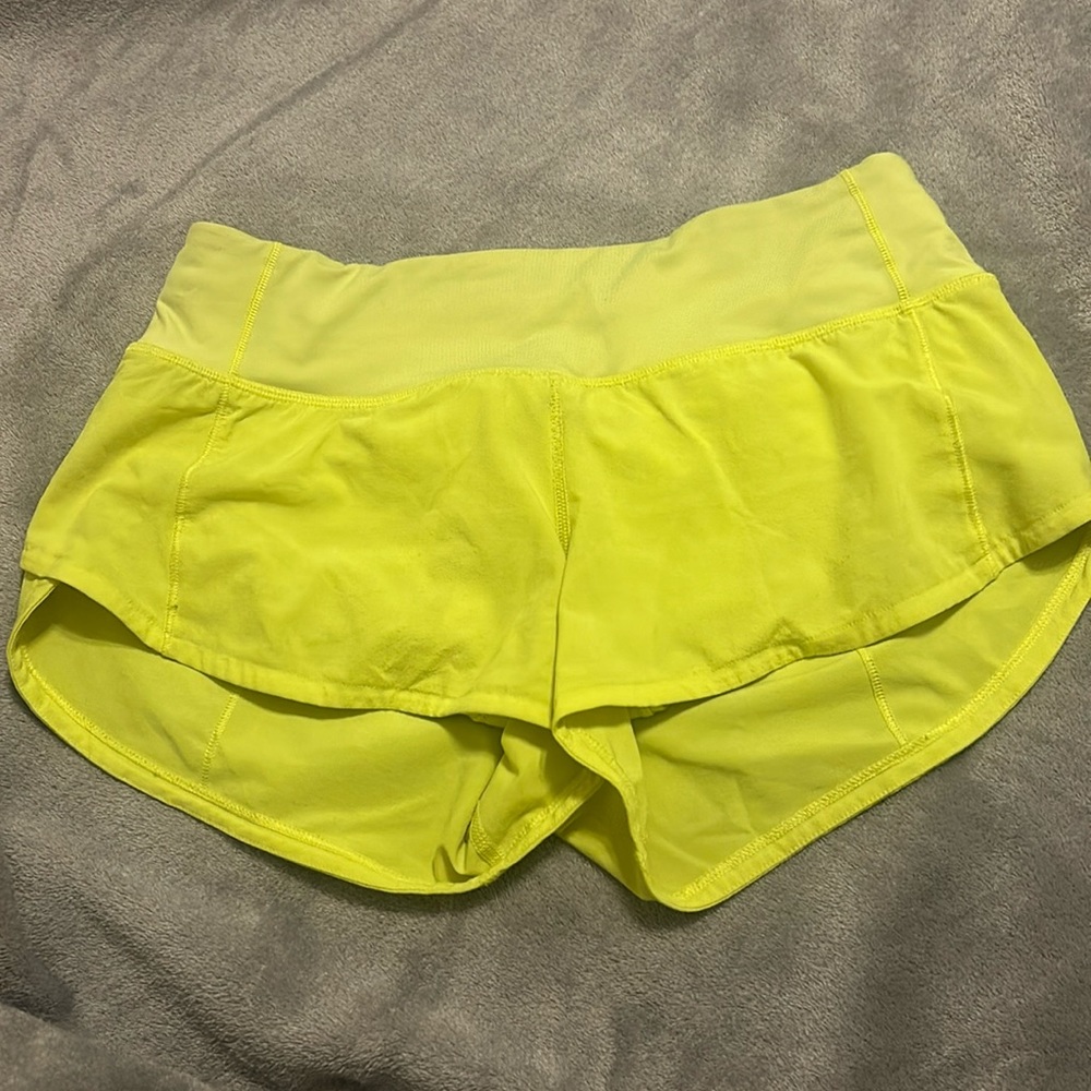 neon lululemon speed ups